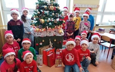 Zdjęcie do WIZYTA ŚW. MIKOŁAJA W KLASIE IB I IIA