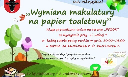 Zdjęcie do WYMIANA MAKULATURY NA PAPIER TOALETOWY